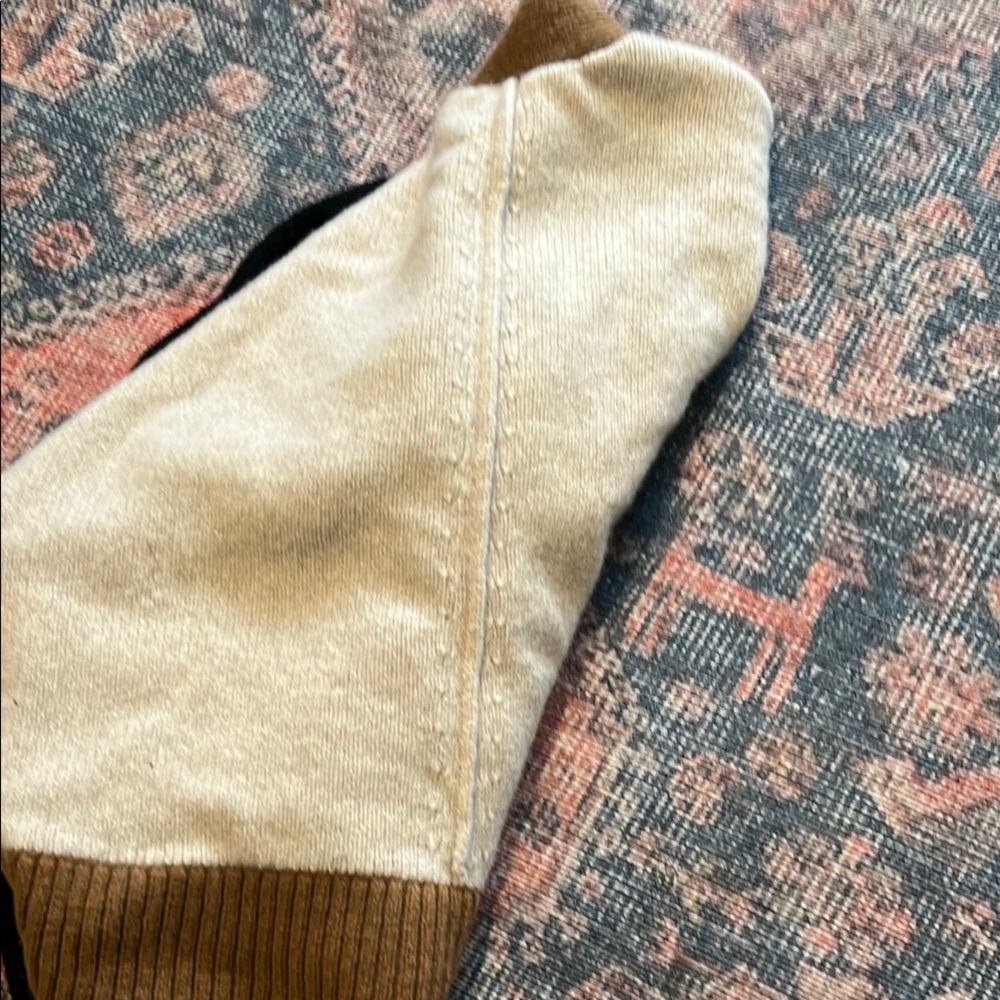 Frame Cashmere Colorblock Cardigan - Picture 9 of 9